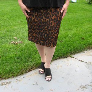 Animal Print Skirt